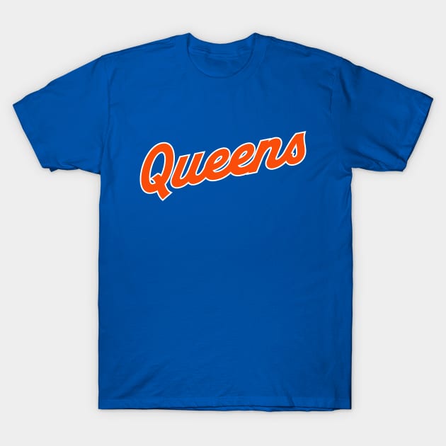 Queens NY Baseball T-Shirt by CC0hort